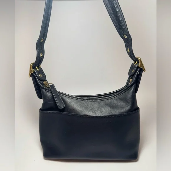 Coach | Bags | Vintage Coach Legacy Zip Top Black Leather